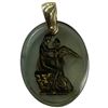 Image 3 : 14K Gold Tagliamonte Venetian Glass Charm (Total weight: 4.6 grams) Charm measures 15 x 25mm - Tagli