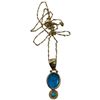 Image 2 : 14K Gold Tagliamonte 18" Italian Venetian Glass Pendant Necklace (Total weight: 3.1 grams) Pendant m