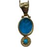 Image 3 : 14K Gold Tagliamonte 18" Italian Venetian Glass Pendant Necklace (Total weight: 3.1 grams) Pendant m