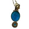 Image 4 : 14K Gold Tagliamonte 18" Italian Venetian Glass Pendant Necklace (Total weight: 3.1 grams) Pendant m