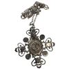 Image 3 : Sterling Silver Tagliamonte 18" Filagree Pendant Necklace with14K Gold Accents (Total weight:16.9 gr