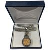Image 1 : Sterling Silver Tagliamonte 18" Pendant Necklace with 14K Embossed Gold Center (Total weight: 30 gra