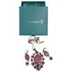 Image 1 : .925 Silver Rose Gold Plated Tagliamonte Pink Venetian Intaglio Glass Necklace & Earring Set Accente