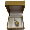Image 1 : .925 Silver Tagliamonte Pendant Charm with 14K Gold Embossed Center (Total weight: 3.3 grams) Pendan
