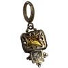 Image 3 : .925 Silver Tagliamonte Pendant Charm with 14K Gold Embossed Center (Total weight: 3.3 grams) Pendan