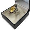 Image 2 : .925 Silver Tagliamonte Ring with 14K Gold Embossed Center - Size 8 (Total weight: 8.79 grams) Face 