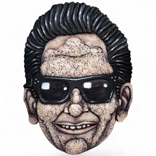 Large Roy Orbison "The Big O" Oversized "Big Head" Signature Creation by Bob Scott 2015 30x22"