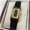 Image 3 : Korite Canada Wrist Watch - 23 x 35mm Rectangular Face with Ammolite Center - Leather Strap - Origin
