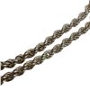 Image 2 : New 30" Sterling Silver Rope Chain by Milor - 7 mm thick - Weight: 43 grams