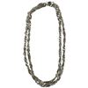 Image 1 : New 28" Sterling Silver Singapore Chain with Lobster Clasp - 5 mm thick - Weight: 22.8 grams