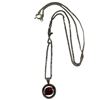 Image 3 : Sterling Silver & Garnet Necklace, Bracelet & Peacock Brooch - Brooch is 1.5" x 3" (Total weight: 52