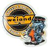 Image 2 : Collection of 4 Replica Metal Signs Hooker Headers, Weiand, J&P Cycles and Daytona Beach 1956