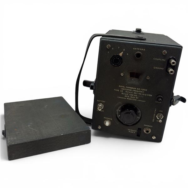 RCAF Type C2 Indicator Frequency Meter Marconi Company 1943