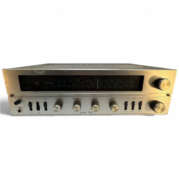 Sansui Model 250 Stereo Integrated Amplifier 1970s Solid-State Design
