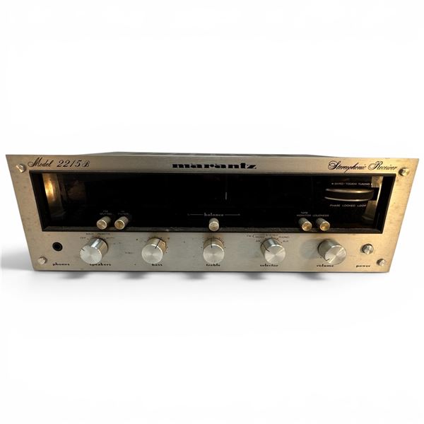 Marantz 2215B Stereo Receiver Silver Face Solid State 1970s