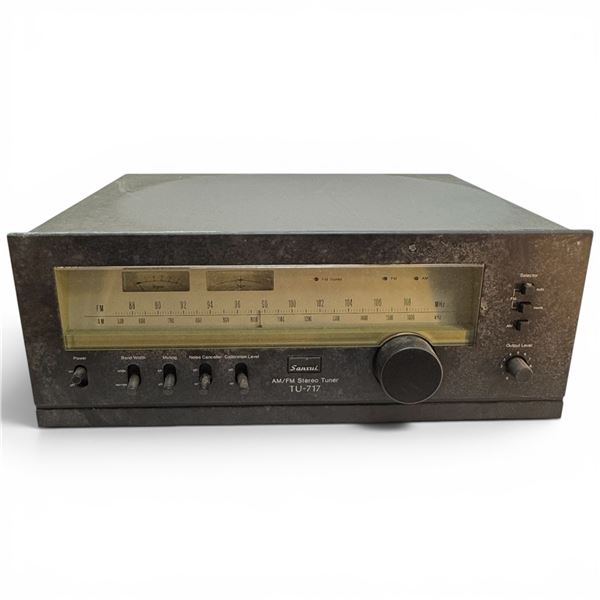 Sansui TU-717 AM FM Stereo Tuner Vintage Hi-Fi Component