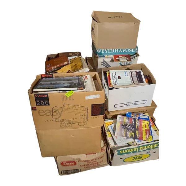 Pallet Lot of Vintage Electronics Books, Manuals and More #1