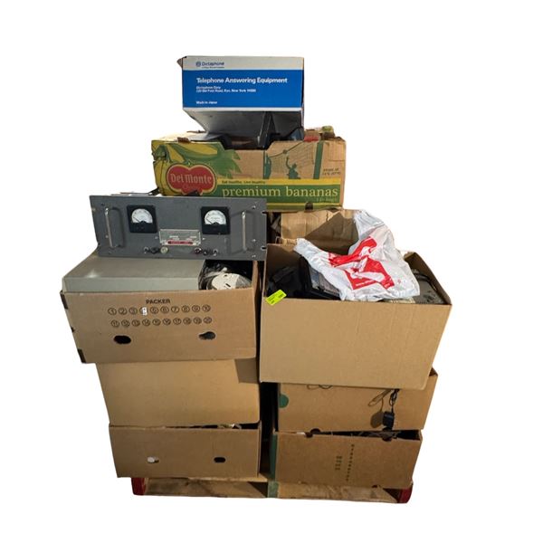 Pallet Lot Vintage Electronics: Parts, New Old Stock, Used, Computer, Audio/visual and More #2