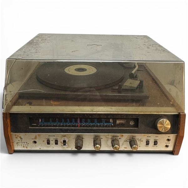Scott Model 2510 Turntable Stereo Tuner Tuntable by Garrard Type 715
