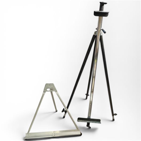 2 Vintage Metal Easels