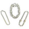 Image 1 : 3 Sterling Silver Bracelets (Total weight: 58.9 grams)