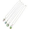 Image 2 : 3 Sterling Silver Labradorite & 1 Ammolite Necklace (The round Labrodorite is Sajen) Total weight: 3
