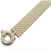 Image 2 : 7" Sterling Silver Bracelet (1/2" wide) - Total weight: 46.6 grams