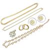 Image 1 : Group of Gold Plated .925 Silver Jewelry - Total weight: 42.6 grams