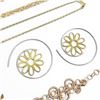 Image 6 : Group of Gold Plated .925 Silver Jewelry - Total weight: 42.6 grams