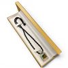 Image 1 : Korite Canada Sterling Silver Ammolite Pendant on Cord (Pendant is 21 x 29mm) - Weight without cord: