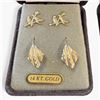 Image 5 : 6 Pairs of Petite 10K & 14K Earrings (Majority are 14K) - Total weight: 2 grams