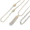 Image 1 : 3 Sterling Silver Necklaces - Longest is 32" (Total weight: 51.5 grams)