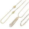 Image 2 : 3 Sterling Silver Necklaces - Longest is 32" (Total weight: 51.5 grams)
