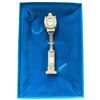 Image 2 : 1994 Pewter Birks Clock Model in Original Birks Box - 4.25" tall