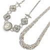 Image 1 : Sterling Silver Byzantine Necklace and Red Sea Necklace from Israel  - Total weight: 54.5 grams