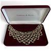 Image 2 : Camrose & Kross JBK Gold Plated Clear and Emerald Crystal Necklace & Bracelet - Original cases with 