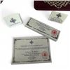 Image 4 : Camrose & Kross JBK Gold Plated Clear and Emerald Crystal Necklace & Bracelet - Original cases with 