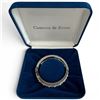 Image 6 : 3 Camrose & Kross JBK Gold & Silver-Tone Hinged Crystal & Faux Pearl Bangle Bracelets - Original Box