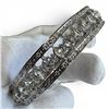 Image 7 : 3 Camrose & Kross JBK Gold & Silver-Tone Hinged Crystal & Faux Pearl Bangle Bracelets - Original Box