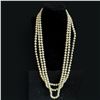 Image 4 : Camrose & Kross JBK Triple Strand Faux Pearl Necklace and Bracelet - In Original Boxes with COAs