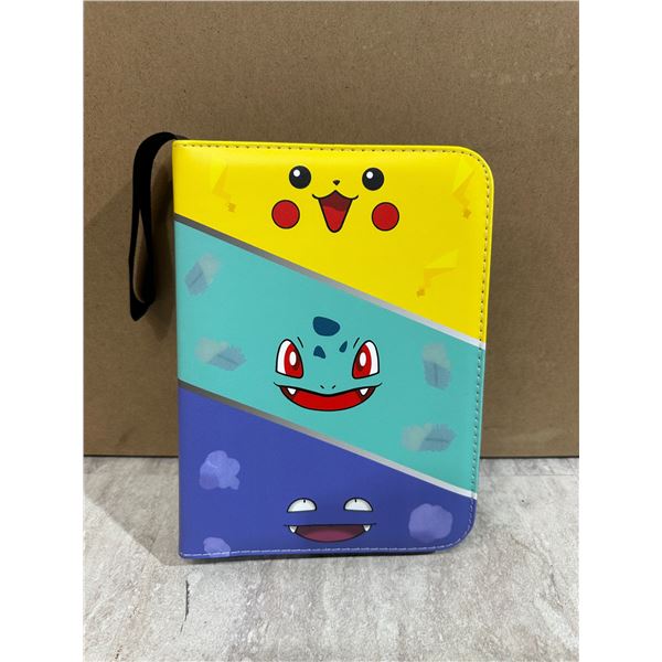 Pokemon Card Holder Binder With 50 Double Sided Holder Holds 4 Per Side