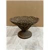 Image 1 : Vintage Lattice Style Cast Iron Bowl / Planter