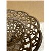 Image 3 : Vintage Lattice Style Cast Iron Bowl / Planter