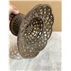Image 6 : Vintage Lattice Style Cast Iron Bowl / Planter