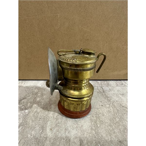 Vintage Brass Miners Carbide Lamp Known As The Guy's Dropper