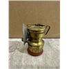 Image 1 : Vintage Brass Miners Carbide Lamp Known As The Guy's Dropper