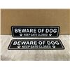 Image 1 : Beware of Dog Metal Sign