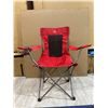 Image 1 : Red Outbound Folding Camping Chair