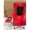 Image 2 : Red Outbound Folding Camping Chair