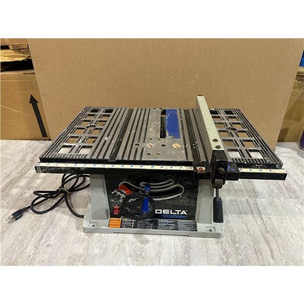 Delta Shop Master 10 in Portable Table Saw